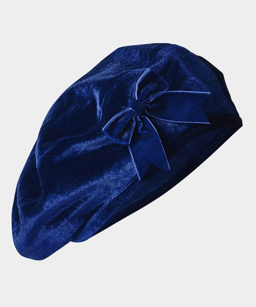 Gifts | Accessories & Jewellery | Sale Accessories & Jewellery | Women's | Women's | Women's Joe Browns After Dark Bow Trim Beret Midnight Blue