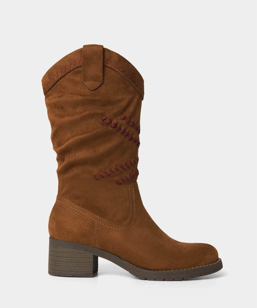 Boots & Shoes | Sale Boots & Shoes | Women's | Women's Joe Browns Austen Whipstitched Boots Tan