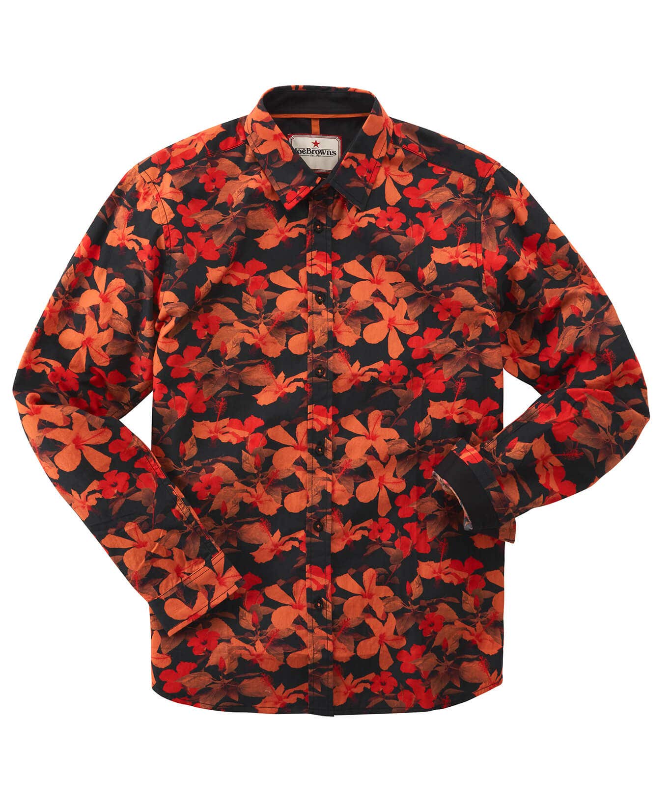 Shop Men's Collection | Funky Shirts | Shirts | Sale Shirts | Top Picks | Top Picks | Men，s | Men，s Joe Browns Autumn Floral Shirt Orange