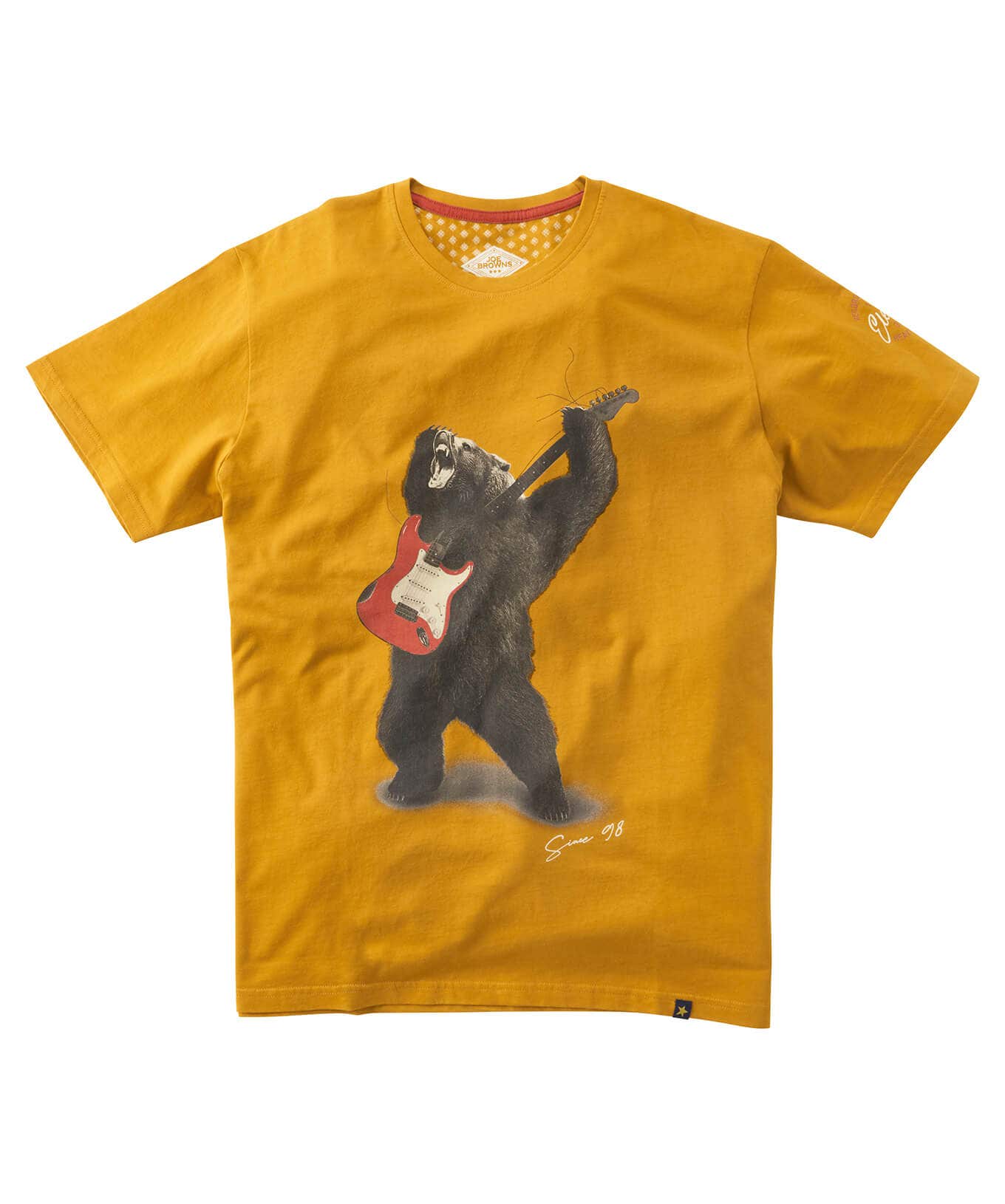 Shop Men's Collection | Graphic T-Shirts | Tops & T-Shirts | Sale Tops & T-Shirts | Top Picks | Top Picks | Men，s | Men，s Joe Browns Bear Rock Tee Gold