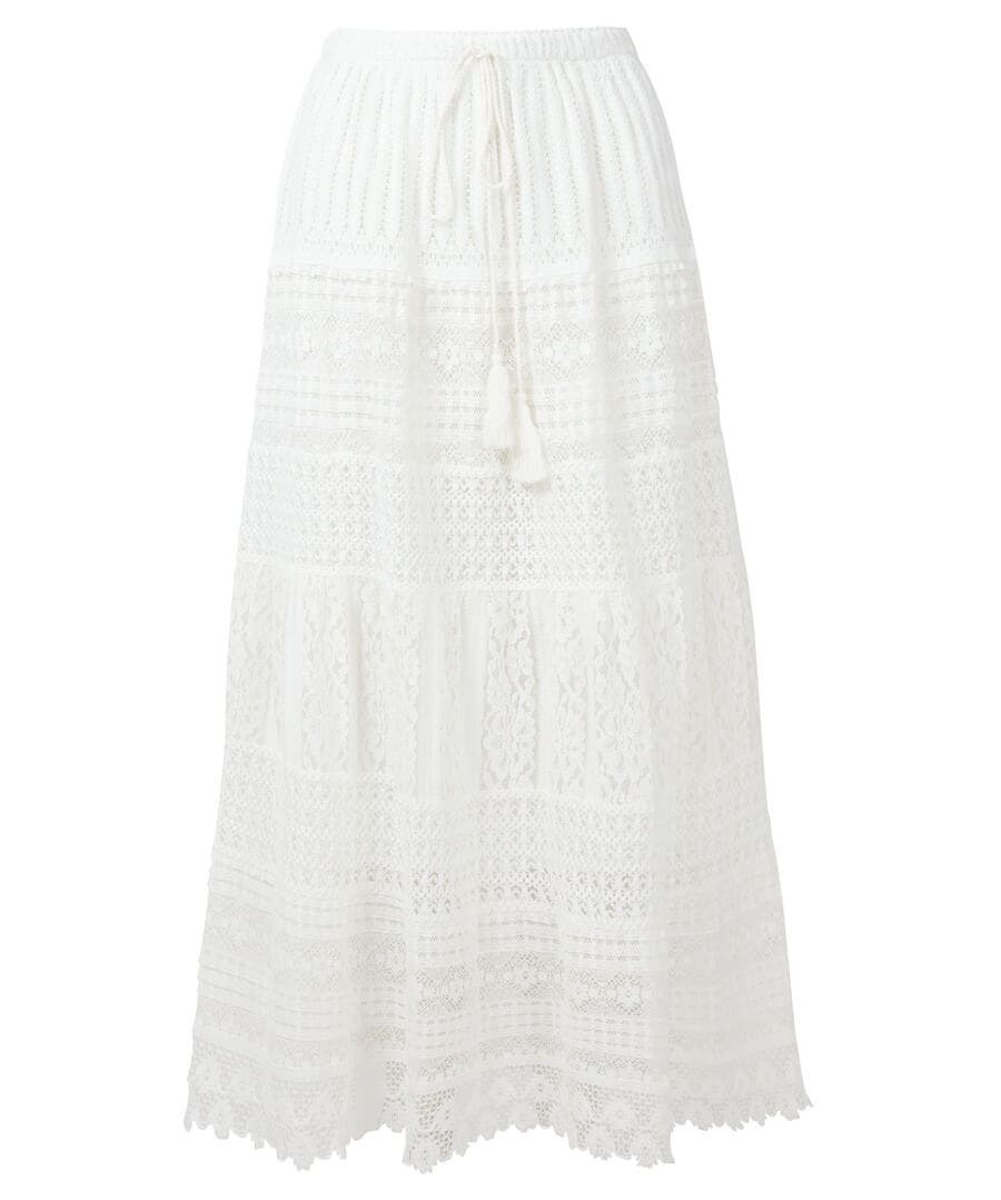 Sale Skirts | Women's Joe Browns Beautiful Lace Maxi Skirt White