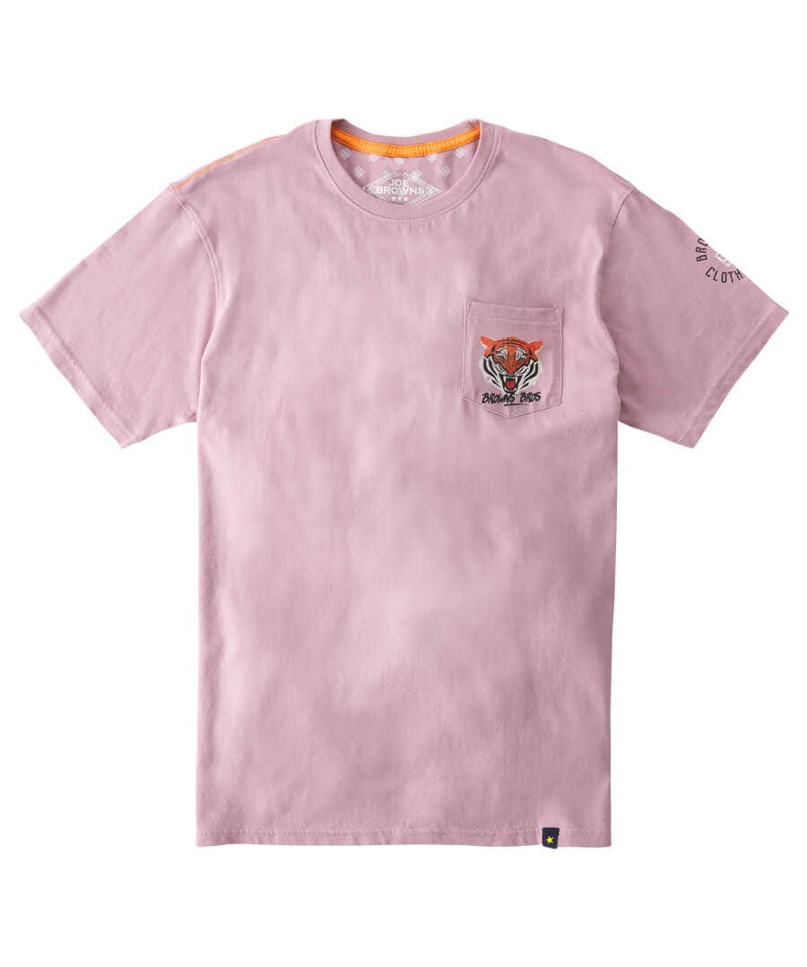 Sale Tops & T-Shirts | Men，s Joe Browns Best Life Tee Pink