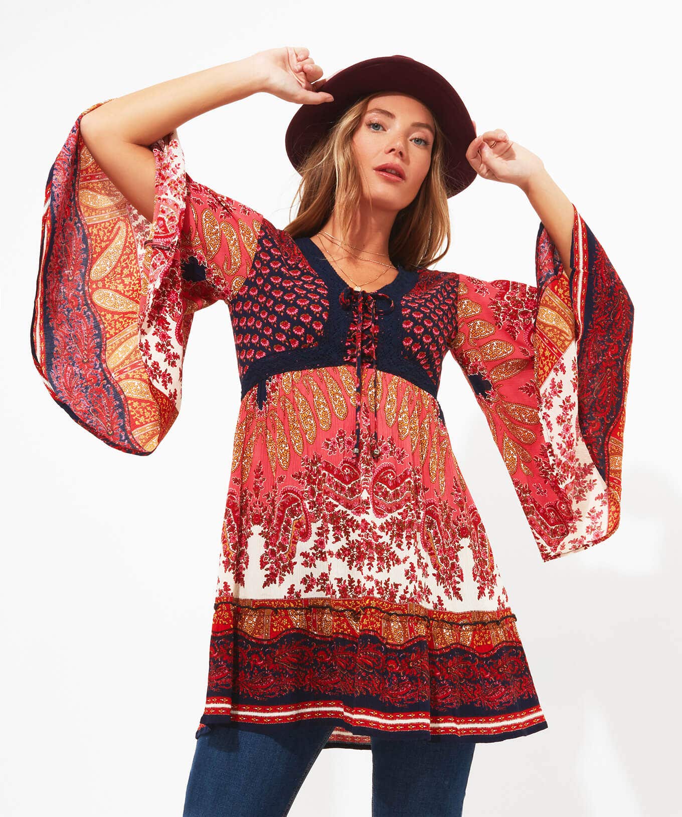 Shop Women's Collection | Tops, Tunics & Blouses | Sale Tops, Tunics & Blouses | Top Picks | Women's | Women's Joe Browns Boho Dreams Tunic Dress Multi