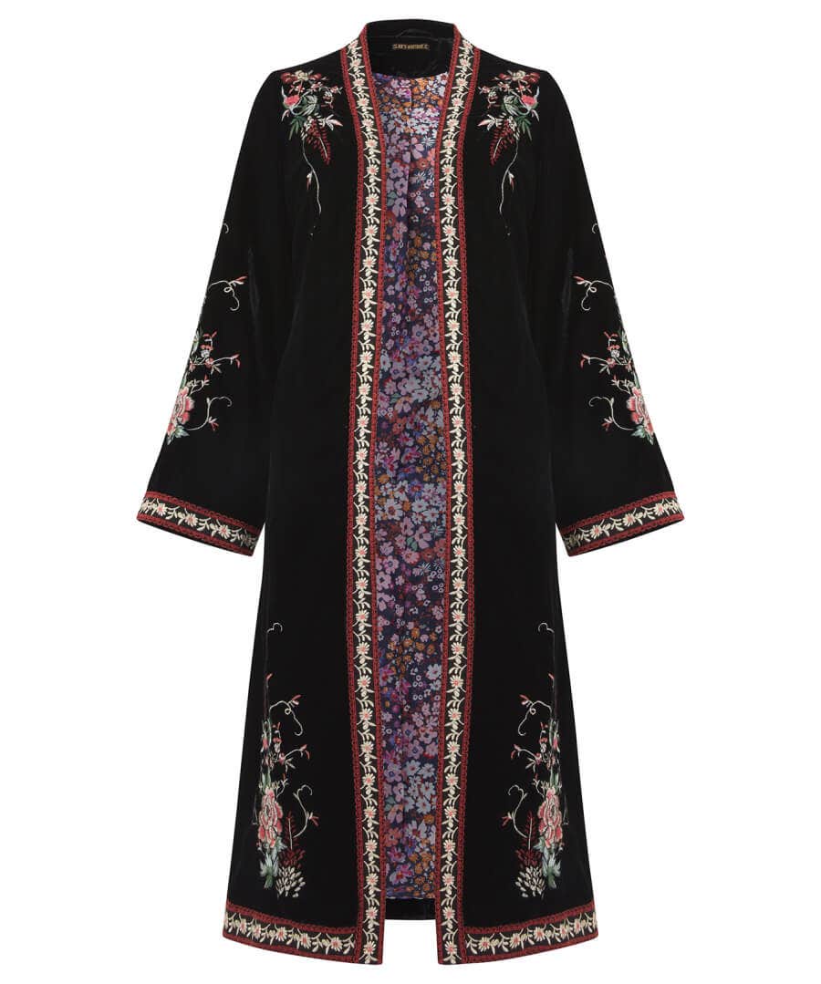 Shop Women's Collection | Occasion Outfits | Gifts | Coats & Jackets | Top Picks | Top Picks | Women's | Women's Joe Browns Boutique Embroidered Kimono Black