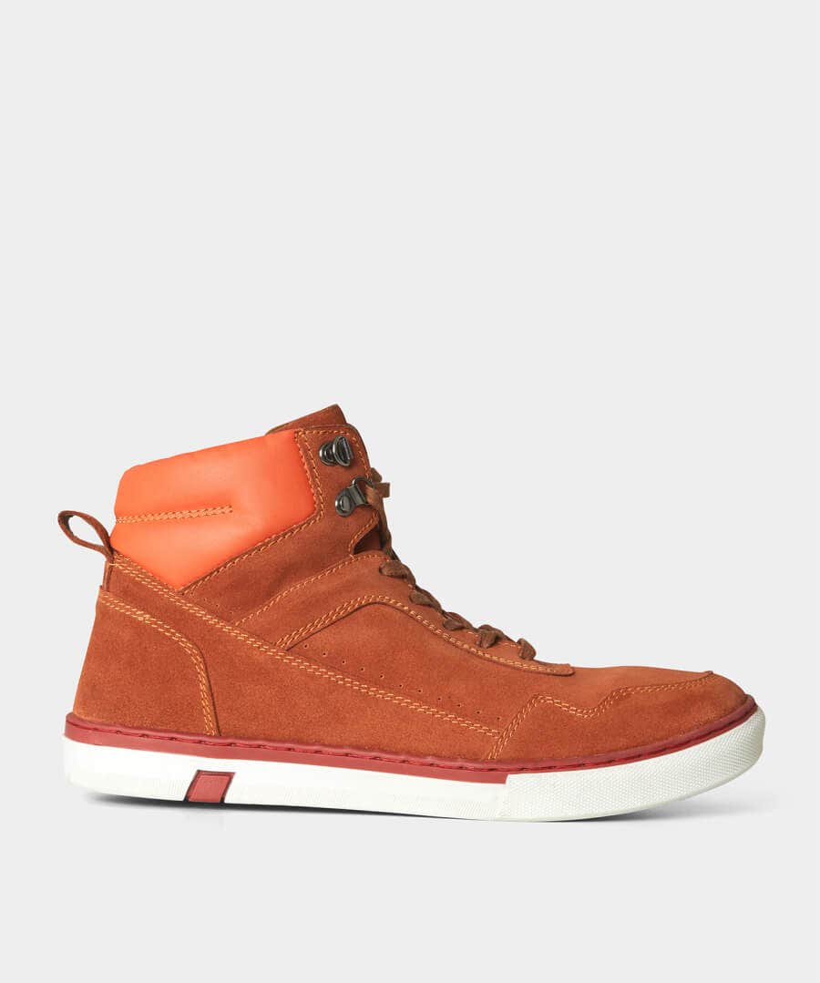 Trainers & Pumps | Boots | Boots & Shoes | Sale Boots, Shoes & Trainers | Top Picks | Top Picks | Men，s | Men，s Joe Browns Breaker Suede High Tops Rust / Blue