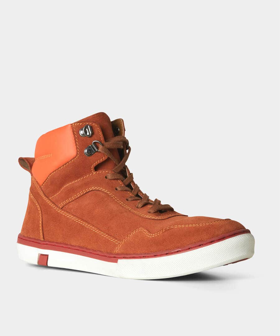 Trainers & Pumps | Boots | Boots & Shoes | Sale Boots, Shoes & Trainers | Top Picks | Top Picks | Men，s | Men，s Joe Browns Breaker Suede High Tops Rust / Blue