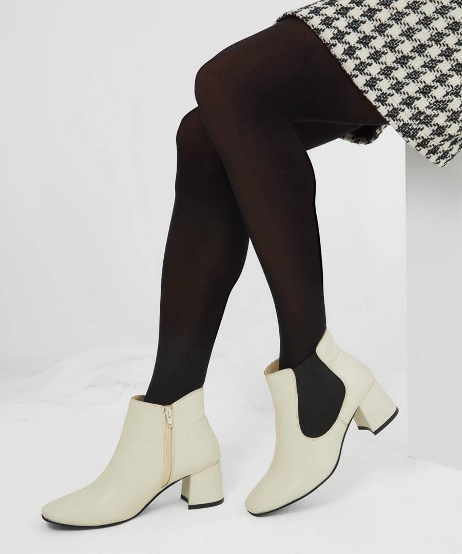 Sale Boots & Shoes | Women's Joe Browns Carefree Leather Chelsea Boots Winter White