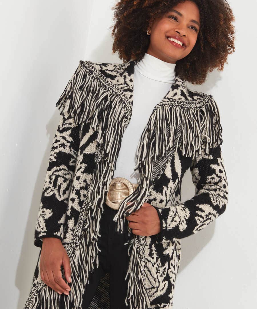 Shop Women's Collection | Occasion Outfits | Gifts | Cardigans & Coatigans | Sale Knitwear & Jumpers | Top Picks | Top Picks | Women's | Top Picks | Women's Joe Browns Carrie's Favourite Coatigan Mono