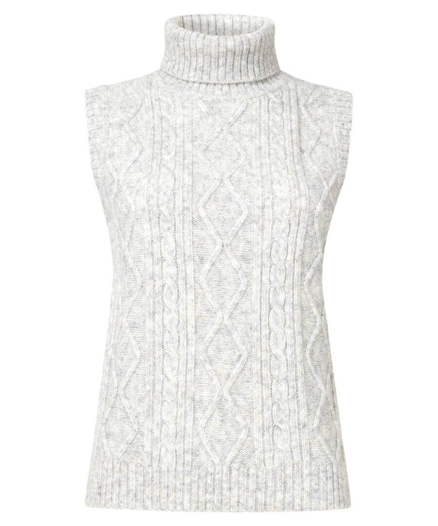 Cardigans & Coatigans | Sale Knitwear & Jumpers | Top Picks | Women's Joe Browns Charming Cable Knit Vest Grey