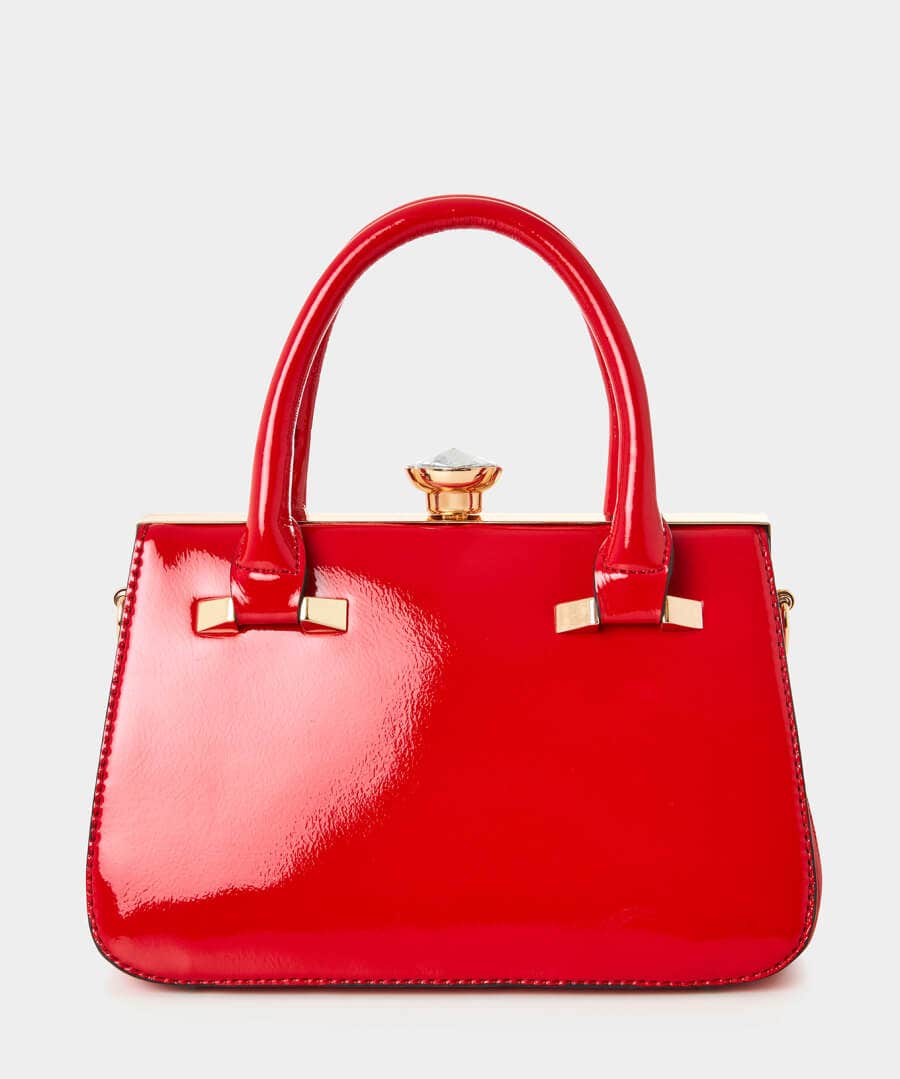 Handbags & Purses | Accessories & Jewellery | Sale Handbags & Purses | Women's | Women's | Women's Joe Browns Cherie Patent Bag Red