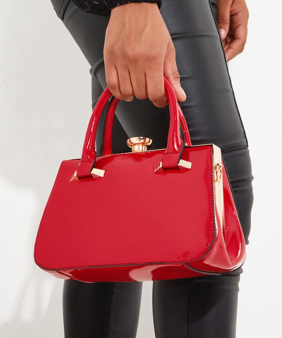 Handbags & Purses | Accessories & Jewellery | Sale Handbags & Purses | Women's | Women's | Women's Joe Browns Cherie Patent Bag Red