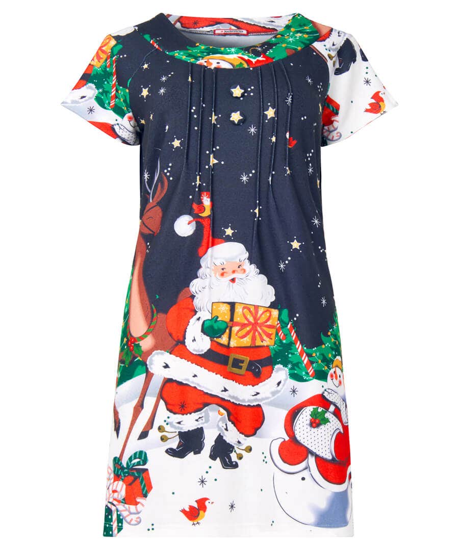 Shop Women's Collection | Tops, Tunics & Blouses | Dresses | Half Price Christmas Styles | Sale Tops, Tunics & Blouses | Top Picks | Women's | Women's | Women's | Women's Joe Browns Christmas Fun Tunic Black