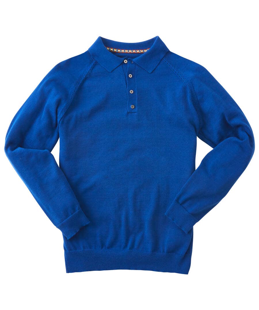 Shop Men's Collection | Knitwear & Jumpers | Tops & T-Shirts | Sale Knitwear & Jumpers | Top Picks | Men，s | Men，s | Men，s Joe Browns Classic and Cool Knitted Polo Blue