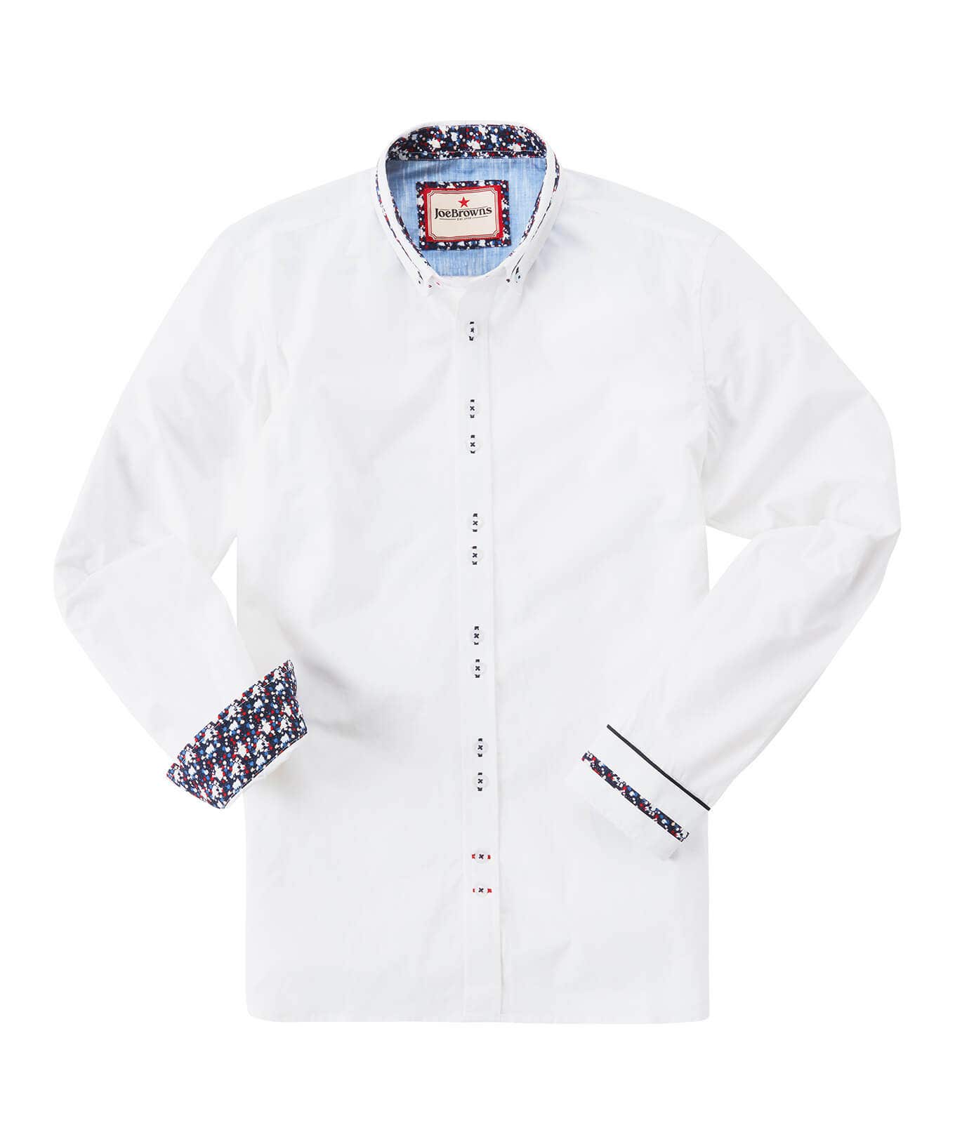 Shop Men's Collection | Work Shirts | Men's Tailoring | Shirts | Top Picks | Top Picks | Top Picks | Men，s Joe Browns Cool Collar Shirt White