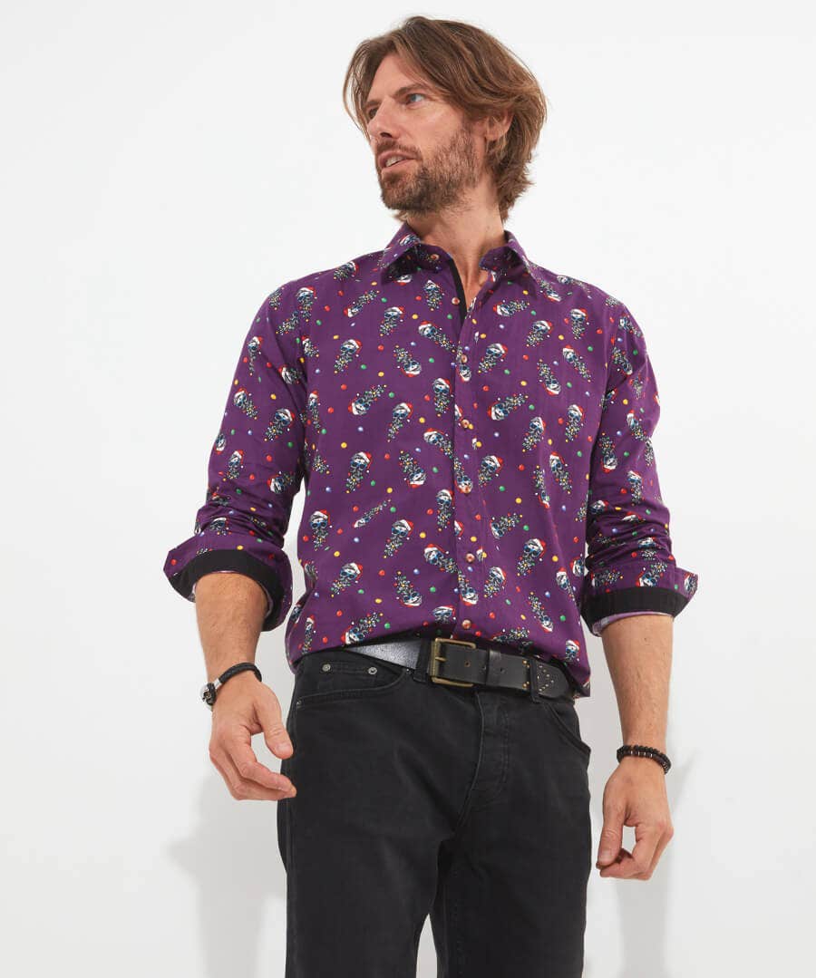 Shop Men's Collection | Funky Shirts | Men's Partywear | Gifts | Shirts | Half Price Christmas Styles | Sale Shirts | Top Picks | Top Picks | Top Picks | Men，s | Men，s | Men，s | Men，s Joe Browns Dead Cool Santa Shirt Multi