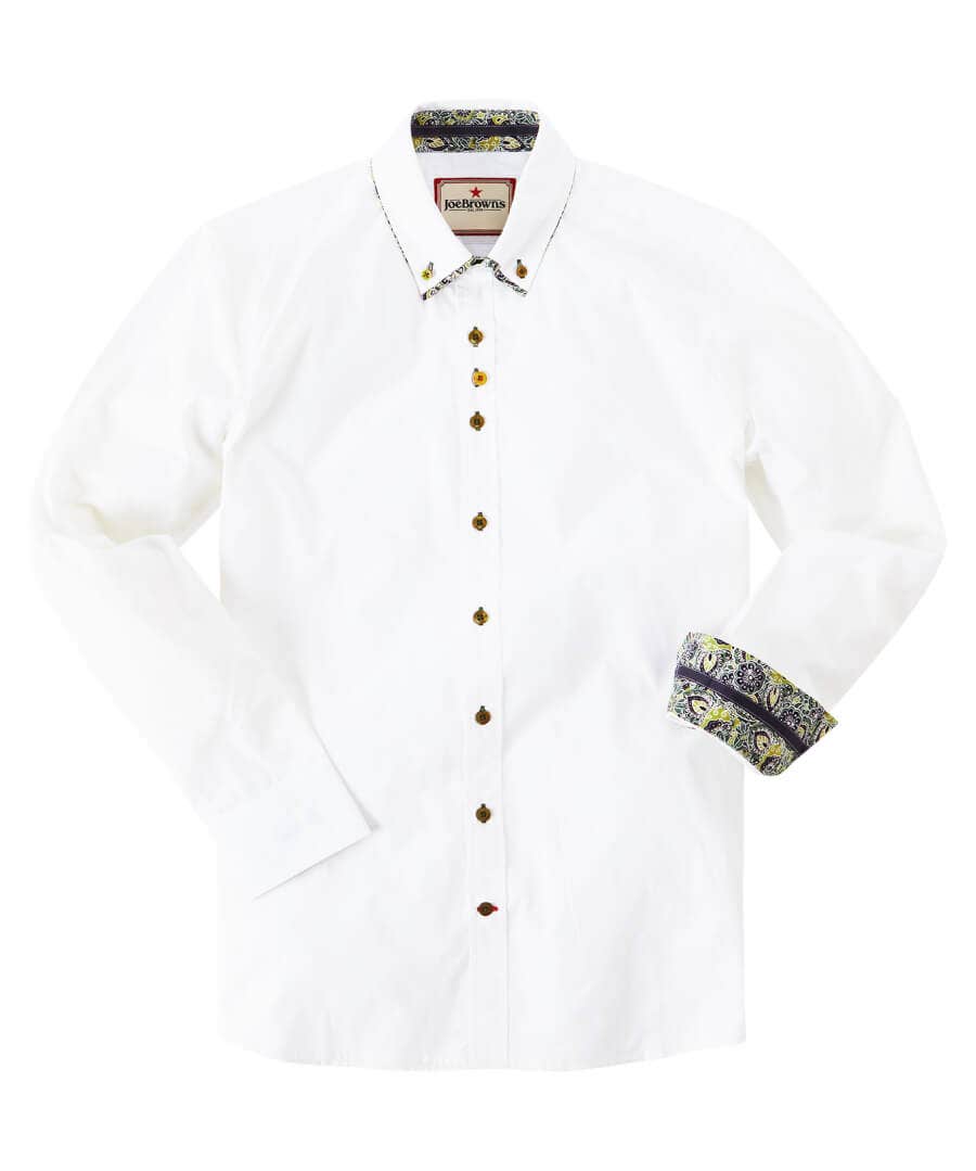 Shop Men's Collection | Work Shirts | Men's Tailoring | Shirts | Sale Shirts | Top Picks | Top Picks | Top Picks | Men，s | Men，s Joe Browns Deadly Dapper Shirt White