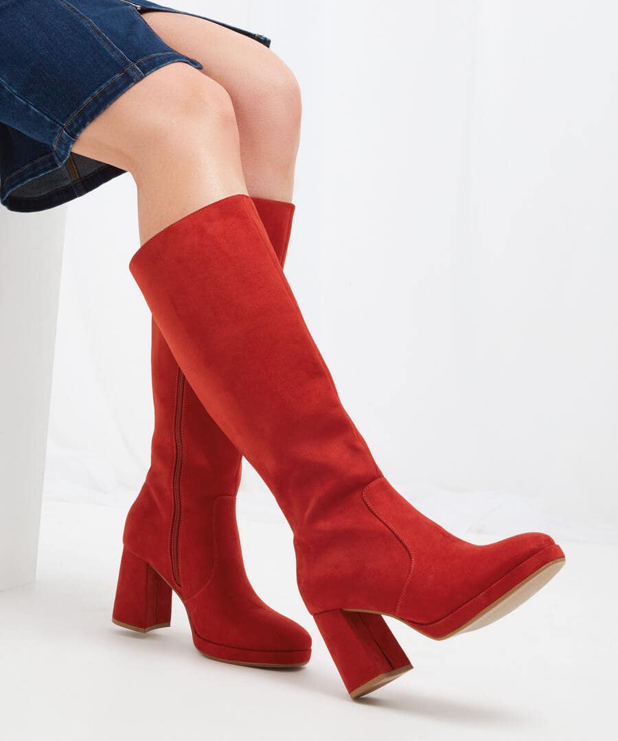 Boots & Shoes | Sale Boots & Shoes | Women's | Women's Joe Browns East Riverside Platform Boots Burnt Orange