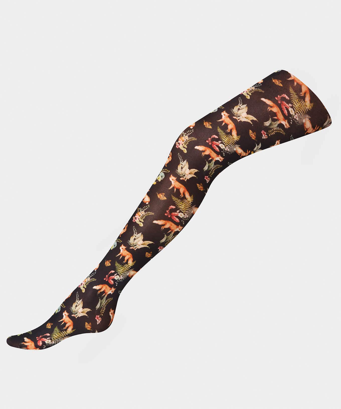 Accessories & Jewellery | Women's Joe Browns Enchanted Wood Printed Tights Black Multi