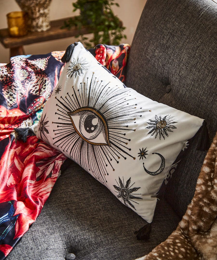 Living Room | Bedroom | Endless Sunsets | Cushions & Throws | Home | Home | Home | Home Joe Browns Enchanting Eye Reversible Cushion Multi