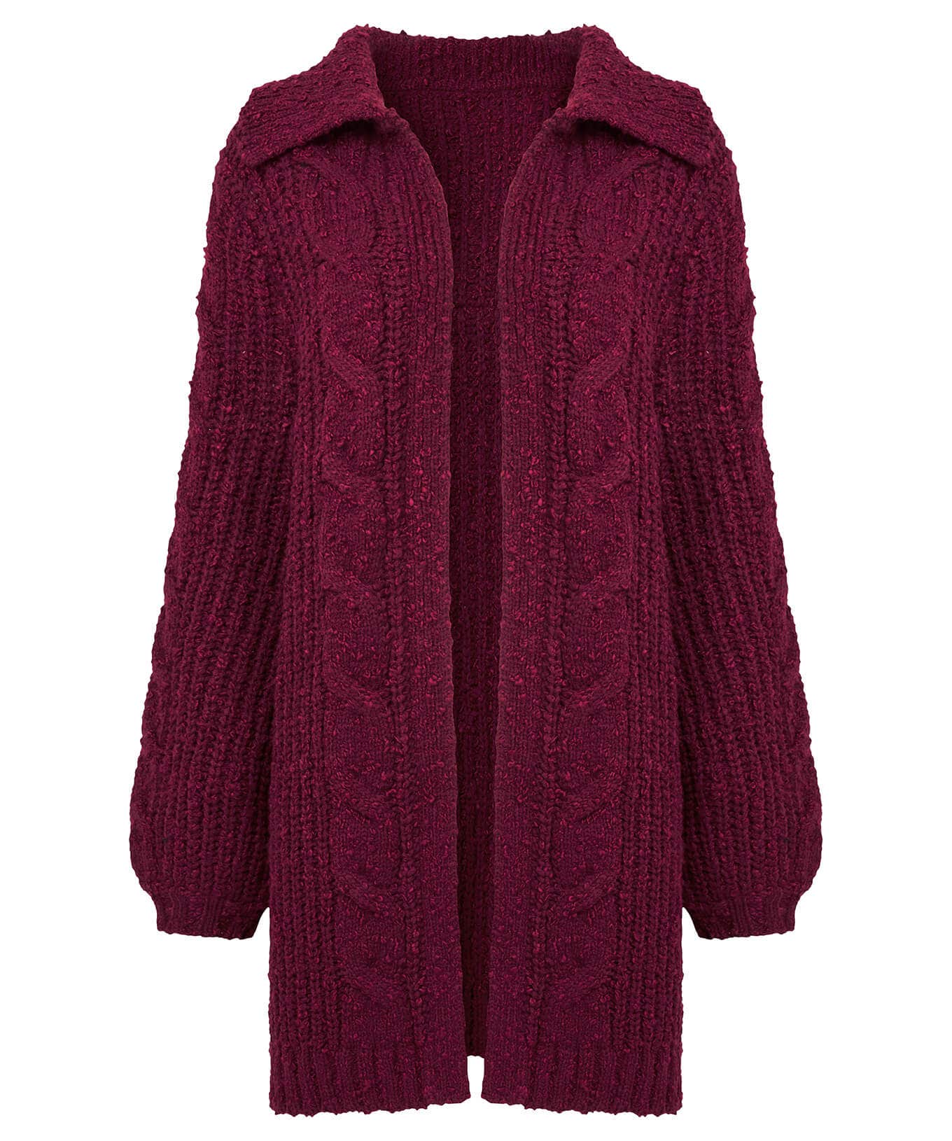 Cardigans & Coatigans | Sale Knitwear & Jumpers | Top Picks | Women's Joe Browns Fabulously Fringed Cardigan Berry