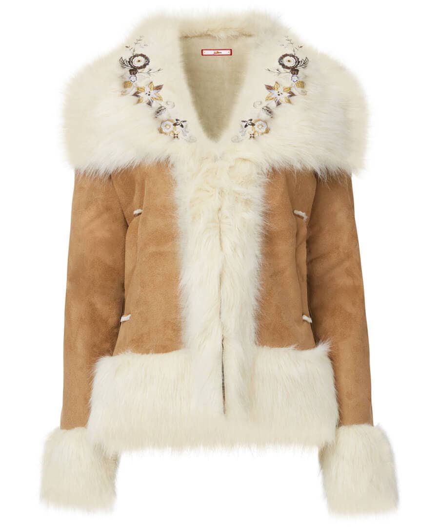 Shop Women's Collection | Coats & Jackets | Sale Coats & Jacket | Top Picks | Women's | Women's Joe Browns Fantastic Faux Fur Coat Natural