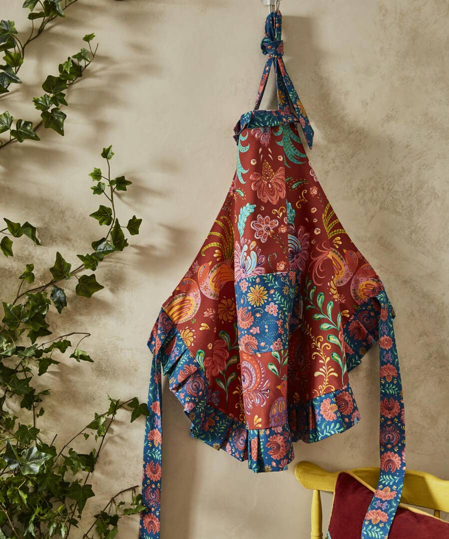 Floral Décor | Nature Décor | Tea Towels | Kitchen | Sale Kitchen & Dining | Home | Home | Home | Home | Home Joe Browns Folk Floral Frill Trim Apron Multi