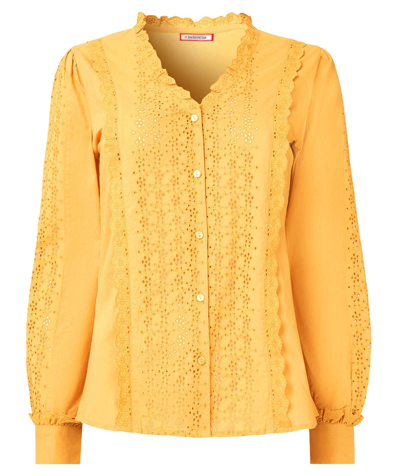 Tops, Tunics & Blouses | Sale Tops, Tunics & Blouses | Women's | Women's Joe Browns Gorgeous Broderie Blouse Yellow