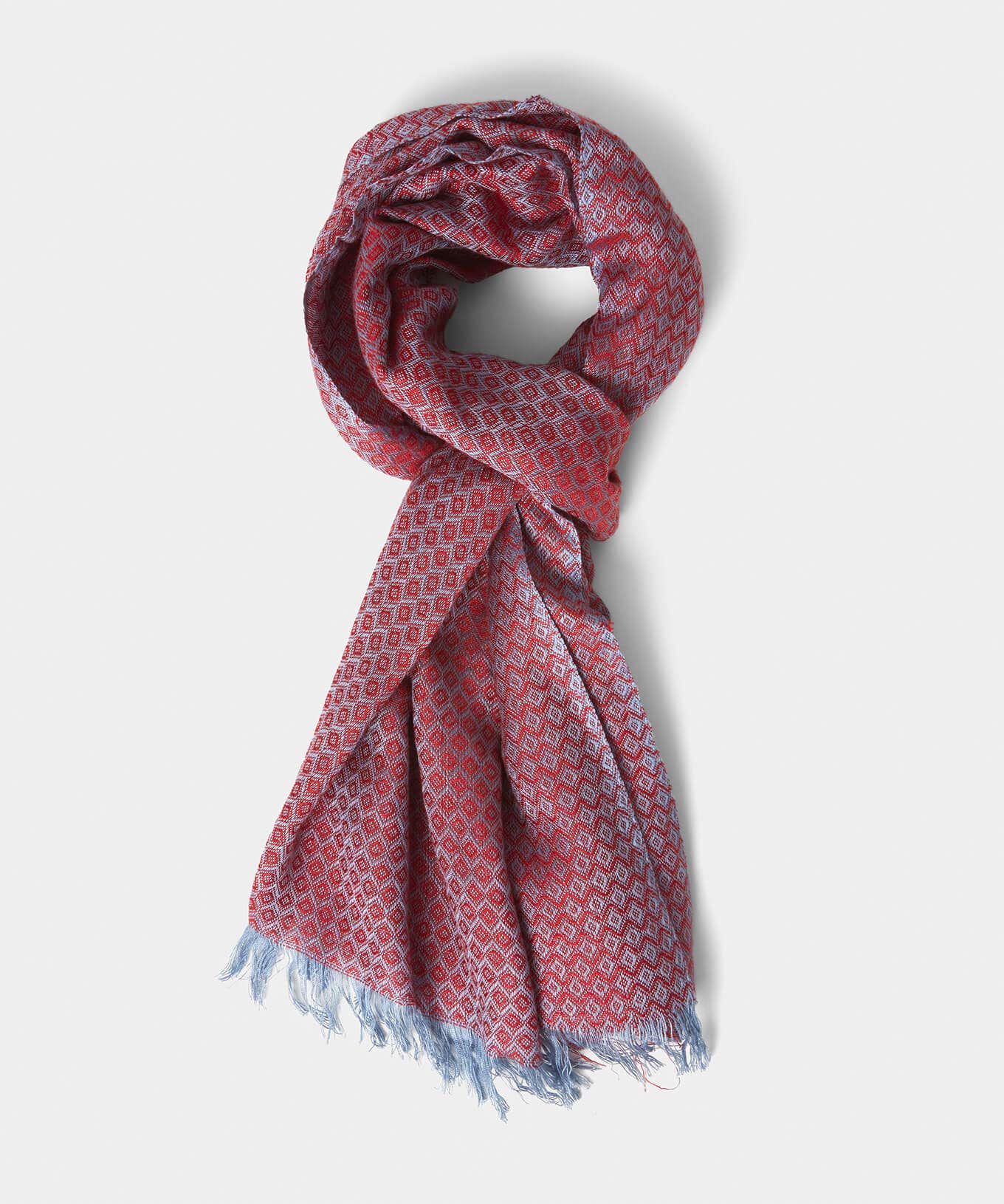 Accessories | Men，s Joe Browns Icon Two Tone Scarf Red/Blue