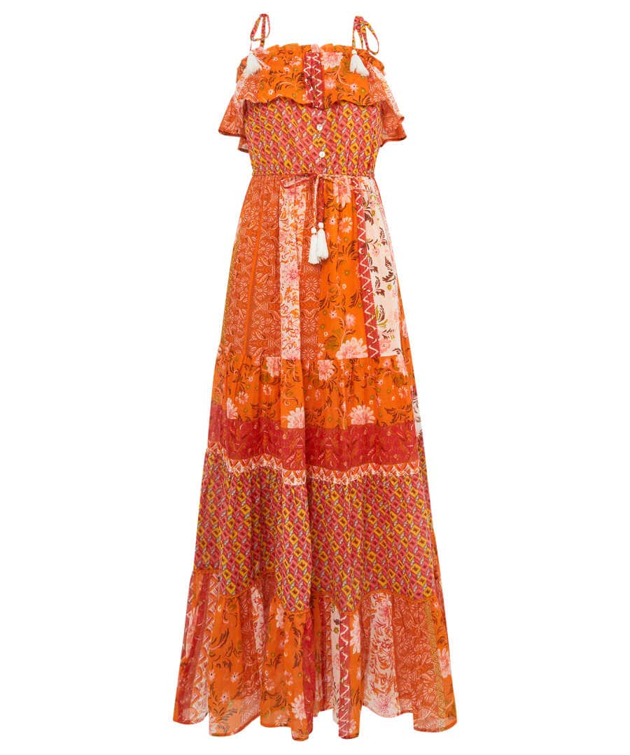 Sale Dresses | Women's Joe Browns Indian Summer Maxi Dress Orange