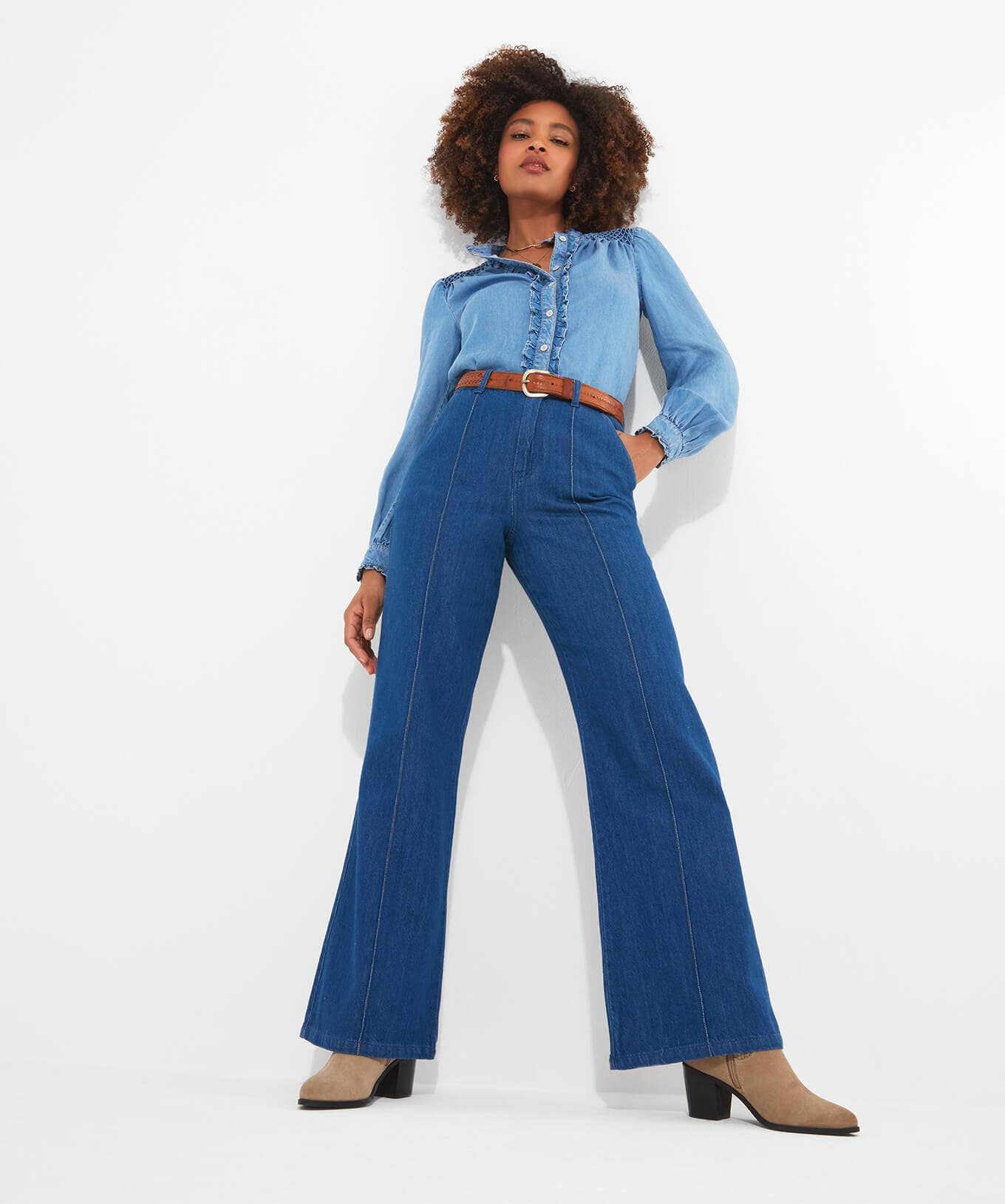 Denim Styles | Jeans & Trousers | Women's | Women's Joe Browns Jenna Retro Jeans Blue