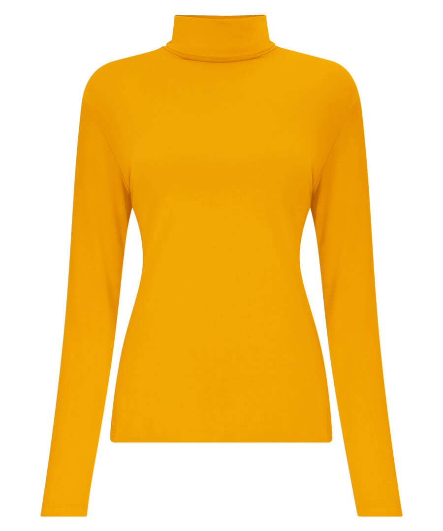 Tops, Tunics & Blouses | Women's Joe Browns Jersey Roll Neck Top Ochre / Orange / Winter White / Berry / Black