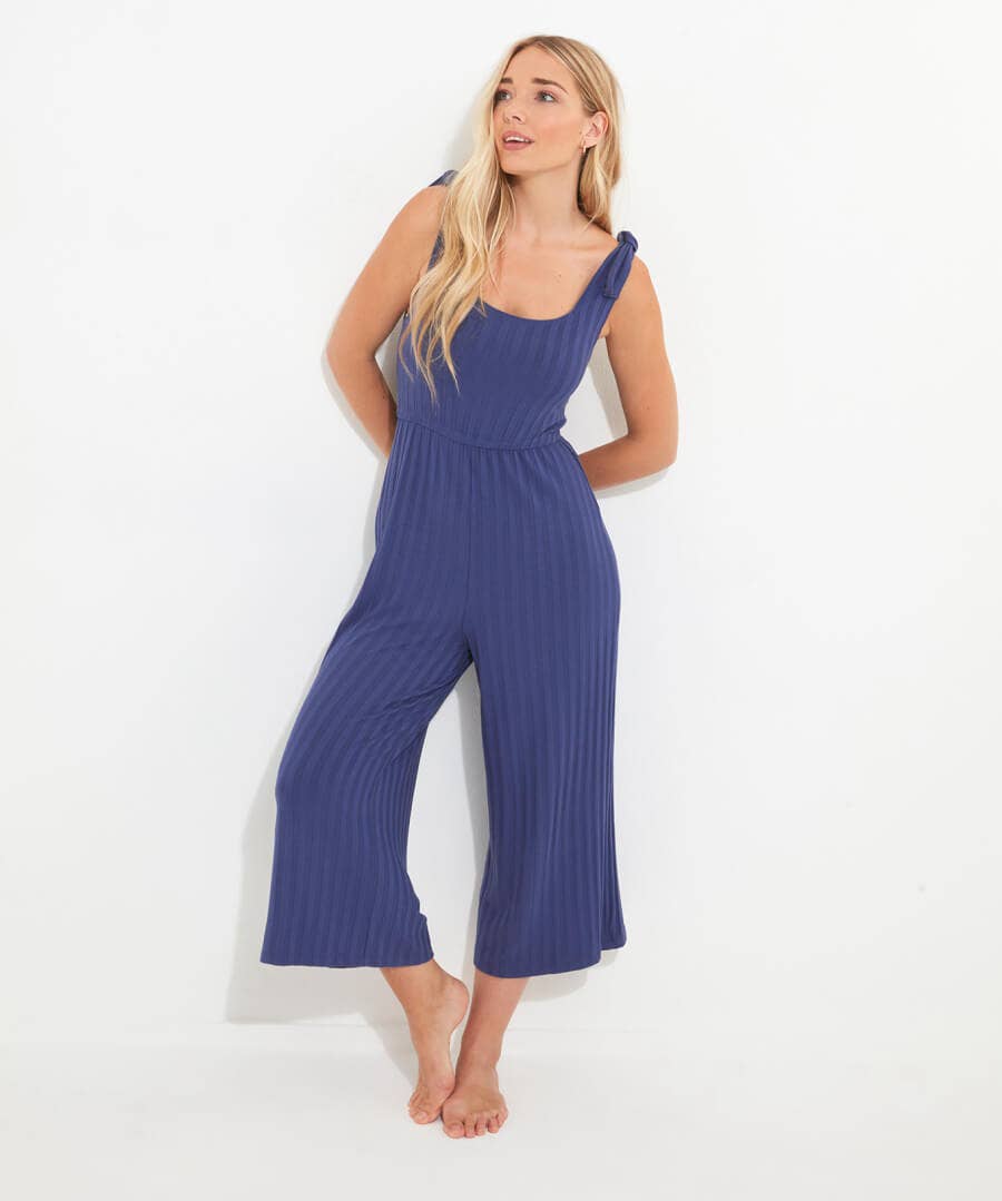 Pyjamas & Loungewear | Jumpsuits | Jeans & Trousers | Sale Pyjamas & Loungewear | Sale Jeans & Trousers | Women's | Women's | Women's | Women's | Women's Joe Browns Kick Back Relax Jumpsuit Blue