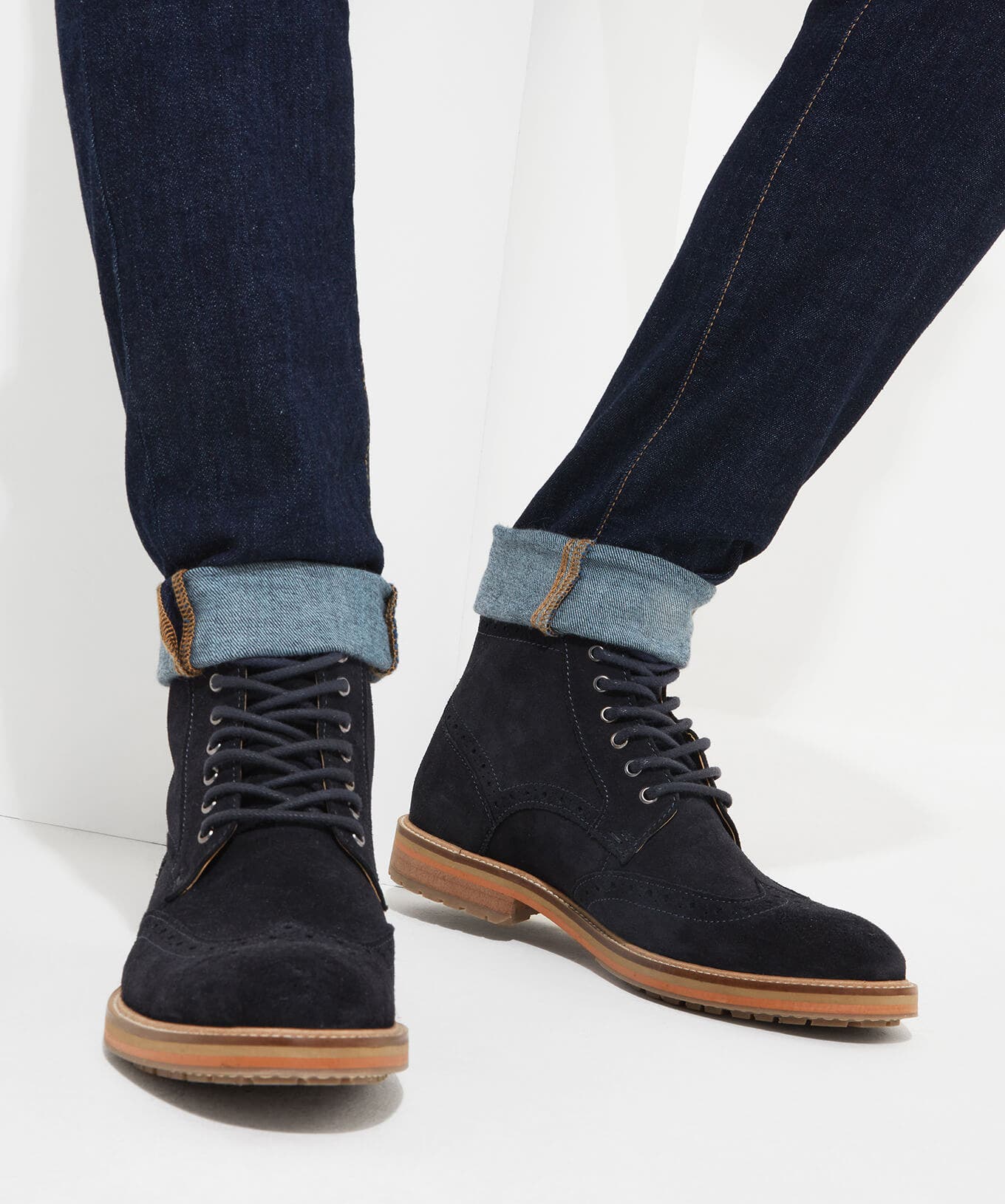 Boots | Boots & Shoes | Top Picks | Men，s Joe Browns Leith Walk Suede Boots Darkest Navy