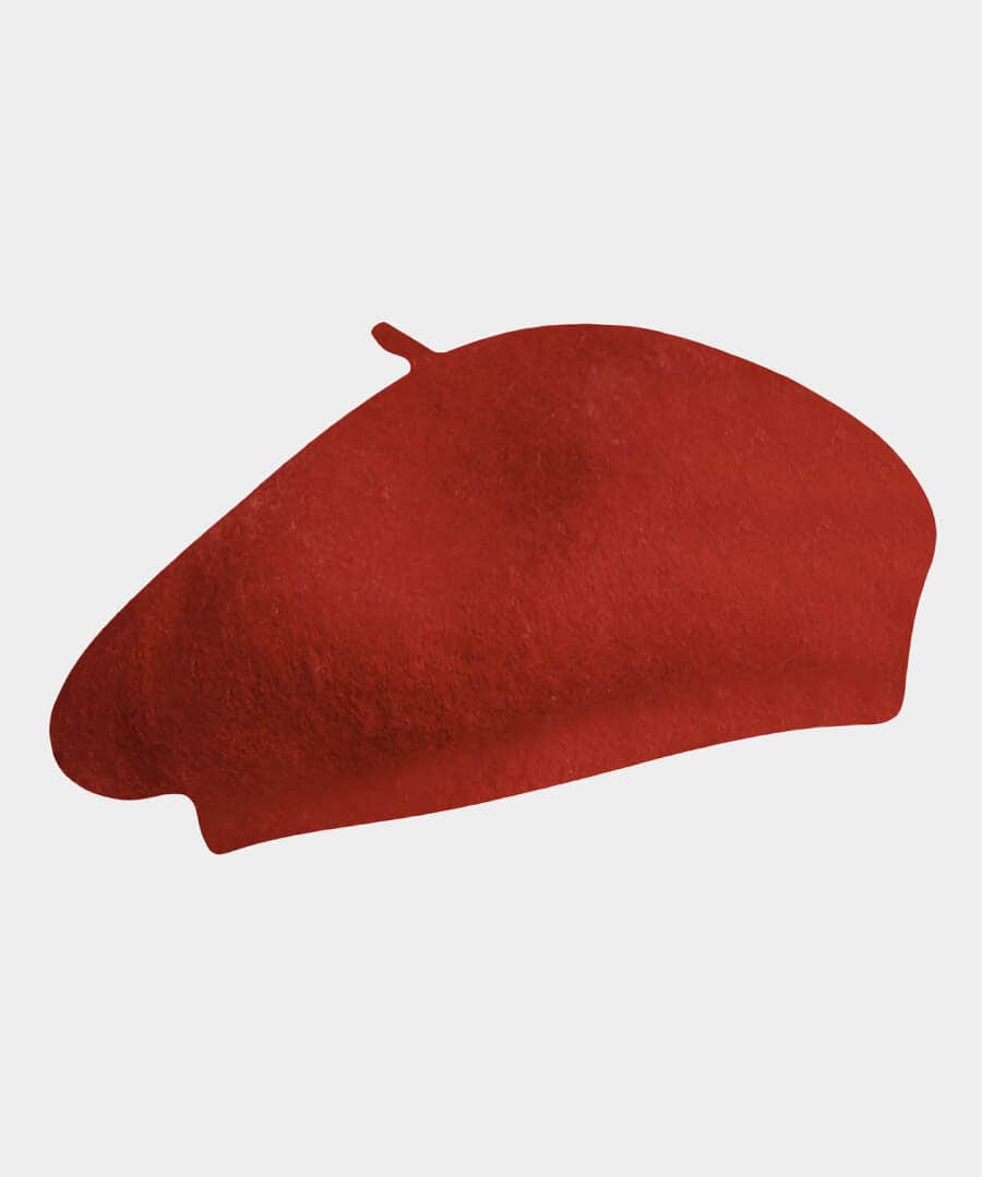 Accessories & Jewellery | Women's Joe Browns Lille City Wool Beret Rust / Hot Pink / Mustard