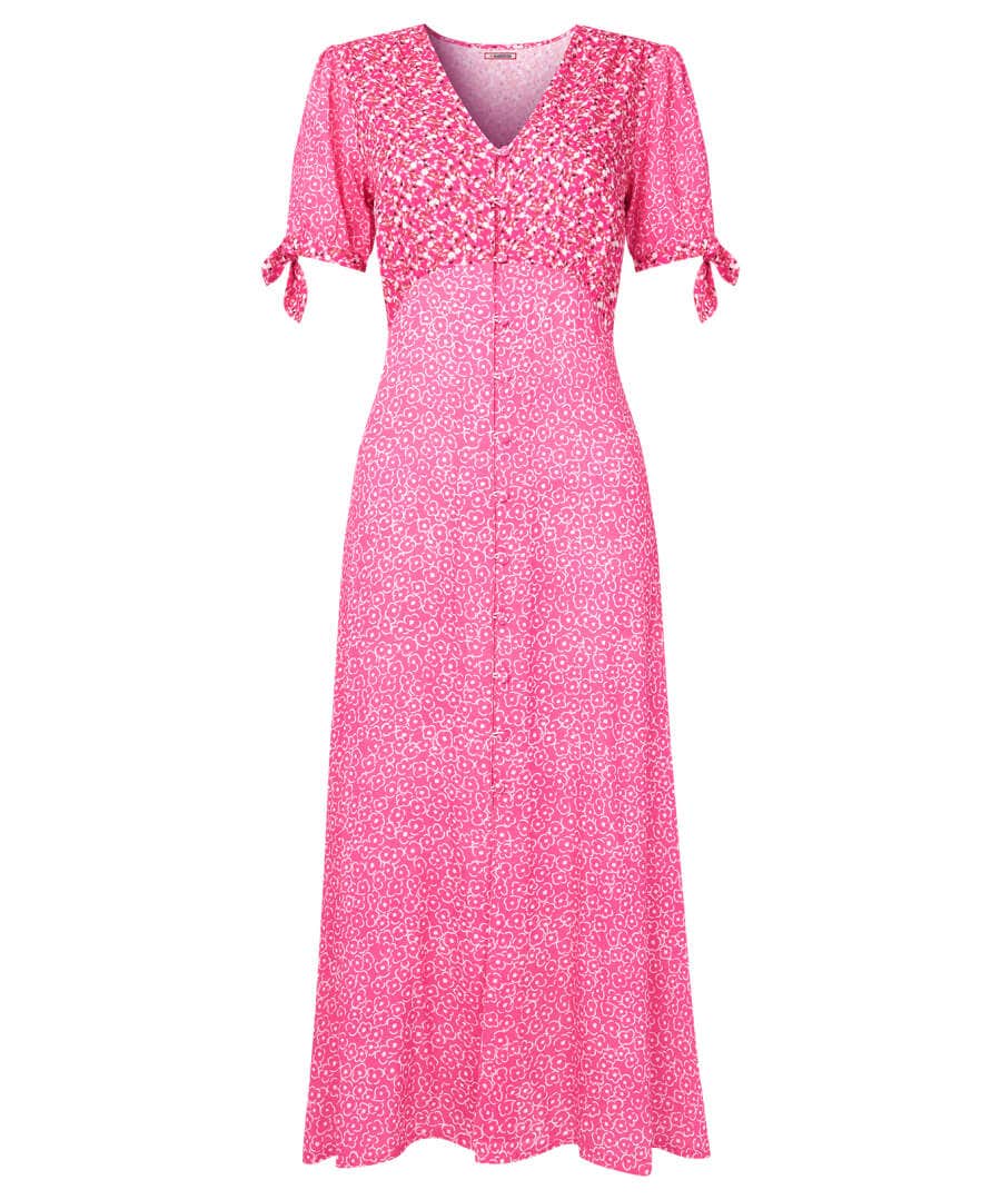 Sale Dresses | Women's Joe Browns Lucy Mix and Match Midi Dress Pink