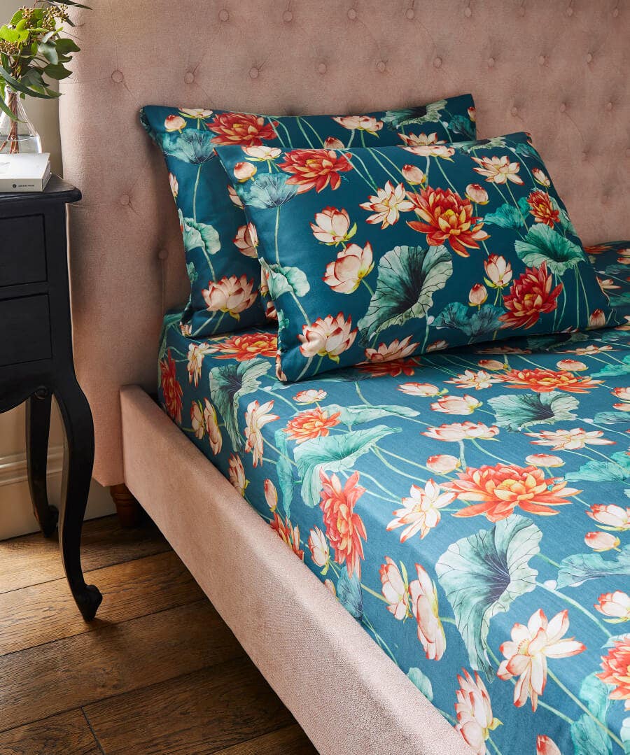 Floral Décor | Nature Décor | Sale Bedding | Home | Home | Home Joe Browns Lush Lotus Printed Floral Bedding Multi