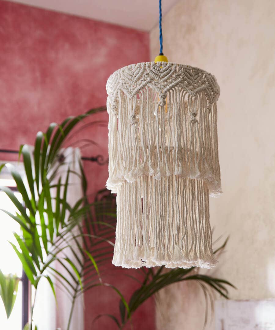 Nature Décor | Sale Lighting | Home | Home Joe Browns Magnificent Macrame Tiered Shade Cream