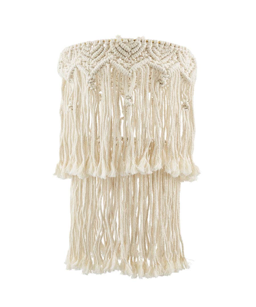 Nature Décor | Sale Lighting | Home | Home Joe Browns Magnificent Macrame Tiered Shade Cream