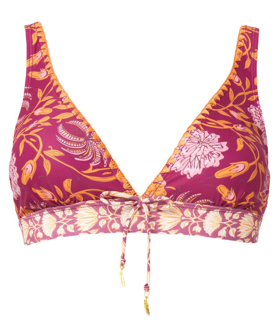 Swimwear | Women's Joe Browns Mexicano Boho Bikini Top Raspberry Multi