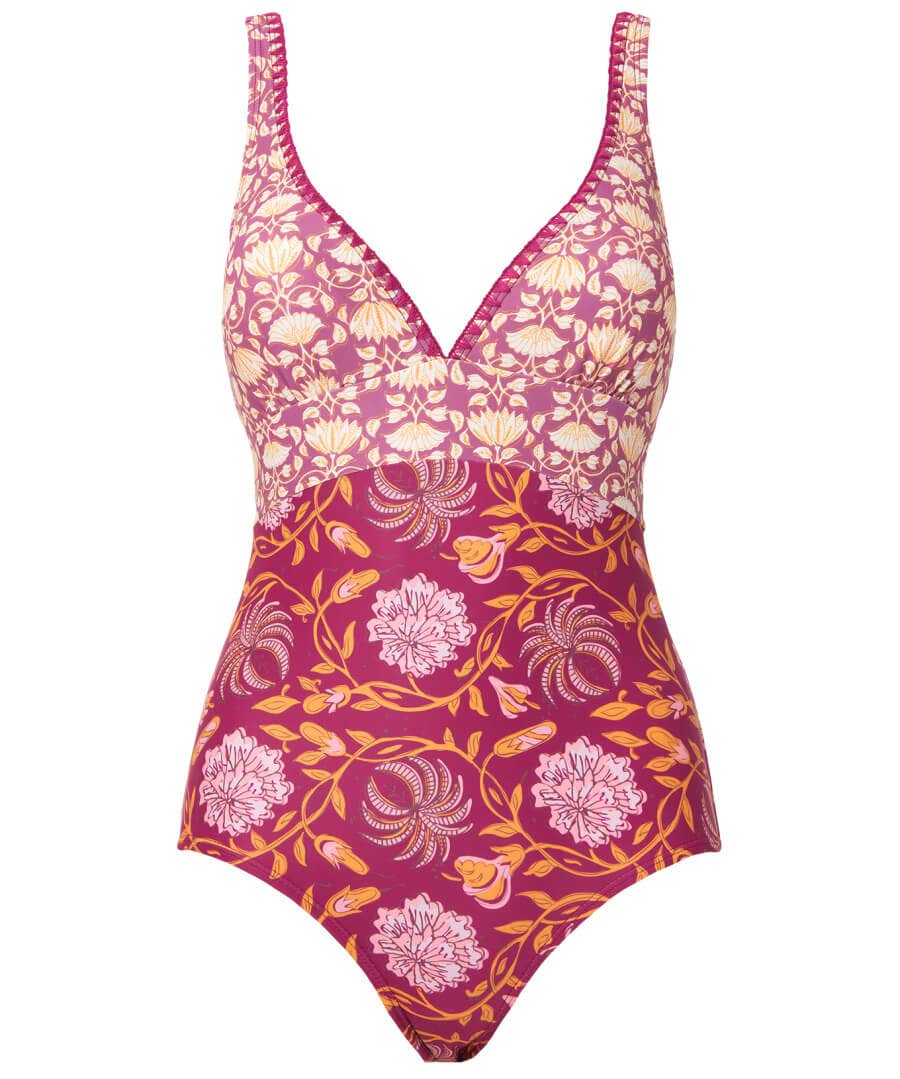 Swimwear | Women's Joe Browns Mexicano Boho Swimsuit Raspberry Multi