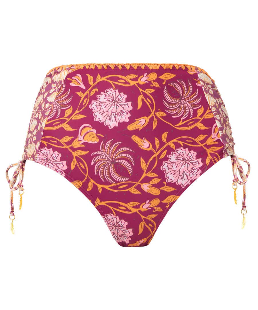 Swimwear | Women's Joe Browns Mexicano Boho Waist Briefs Raspberry Multi