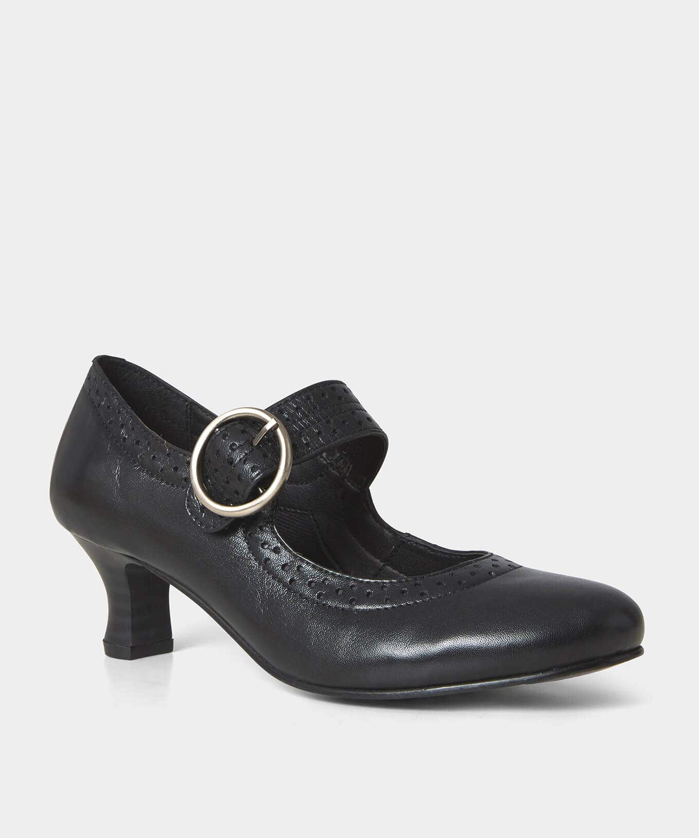 Boots & Shoes | Women's Joe Browns Mimi Leather Mary Jane Shoes Black