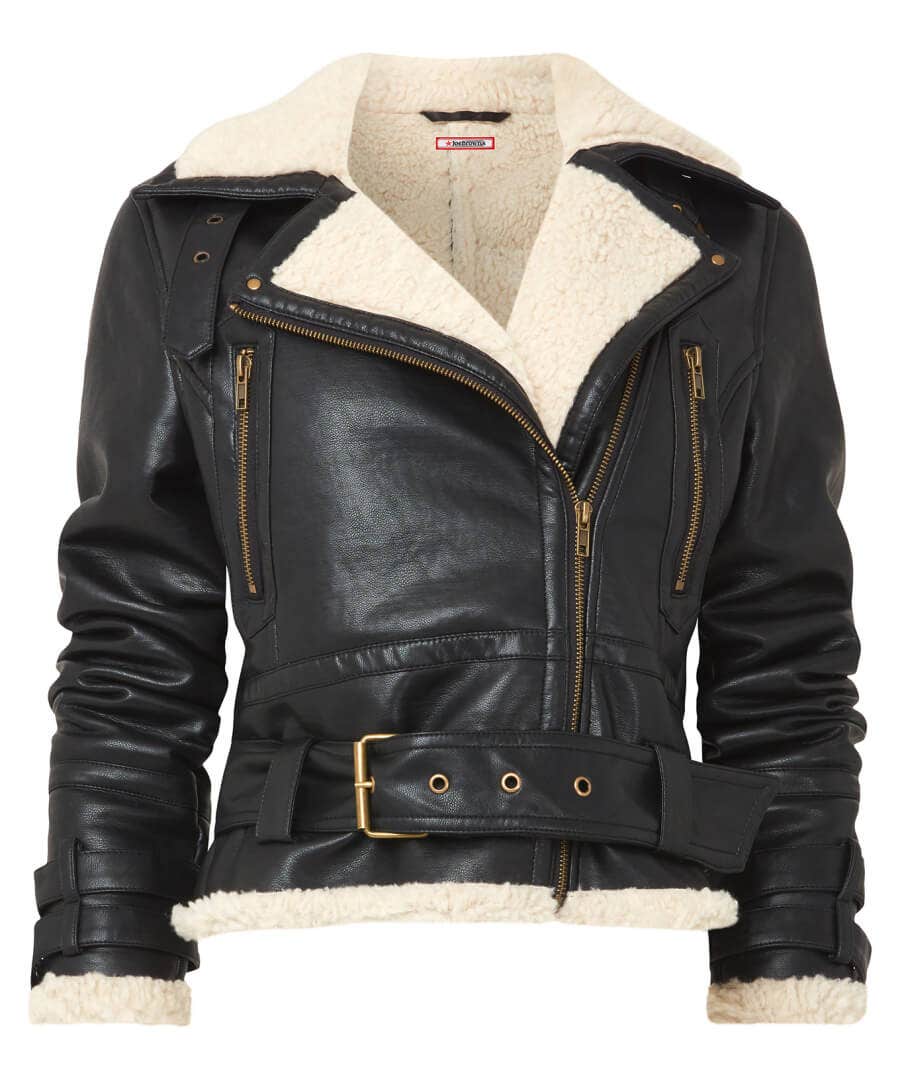 Shop Women's Collection | Occasion Outfits | Coats & Jackets | Sale Coats & Jacket | Top Picks | Top Picks | Women's | Women's Joe Browns Must Have Aviator Jacket Black