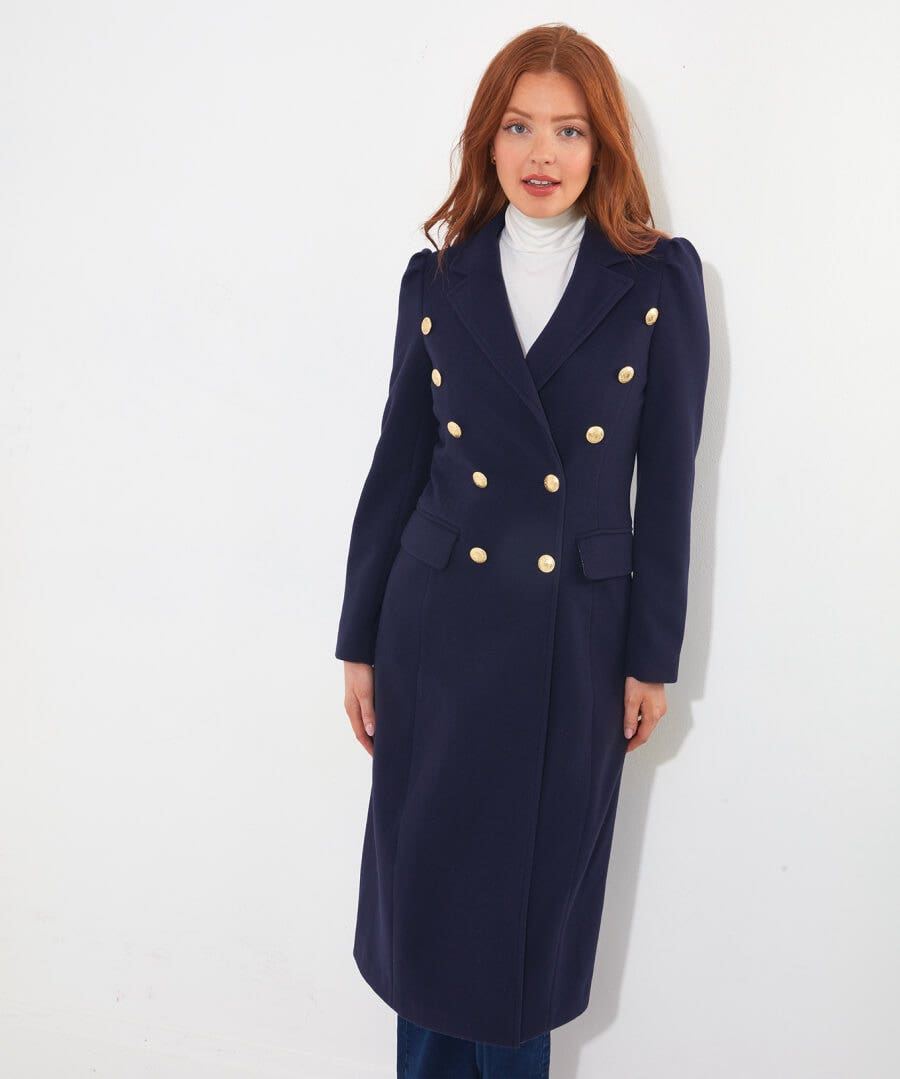 Shop Women's Collection | Occasion Outfits | Coats & Jackets | Top Picks | Top Picks | Women's Joe Browns Must Have Military Coat Navy