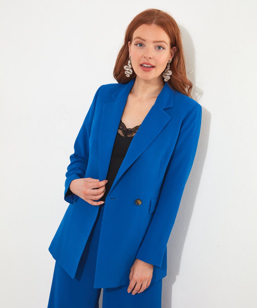 Shop Women's Collection | Occasion Outfits | Blazers | Coats & Jackets | Shop Blazers | Sale Coats & Jacket | Top Picks | Top Picks | Women's | Women's | Women's | Women's Joe Browns Must Have Statement Blazer Cobalt