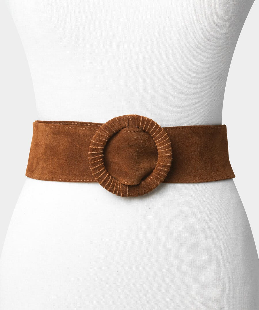 Accessories & Jewellery | Women's Joe Browns My Saviour Suede Belt Tan / Berry / Black / Purple