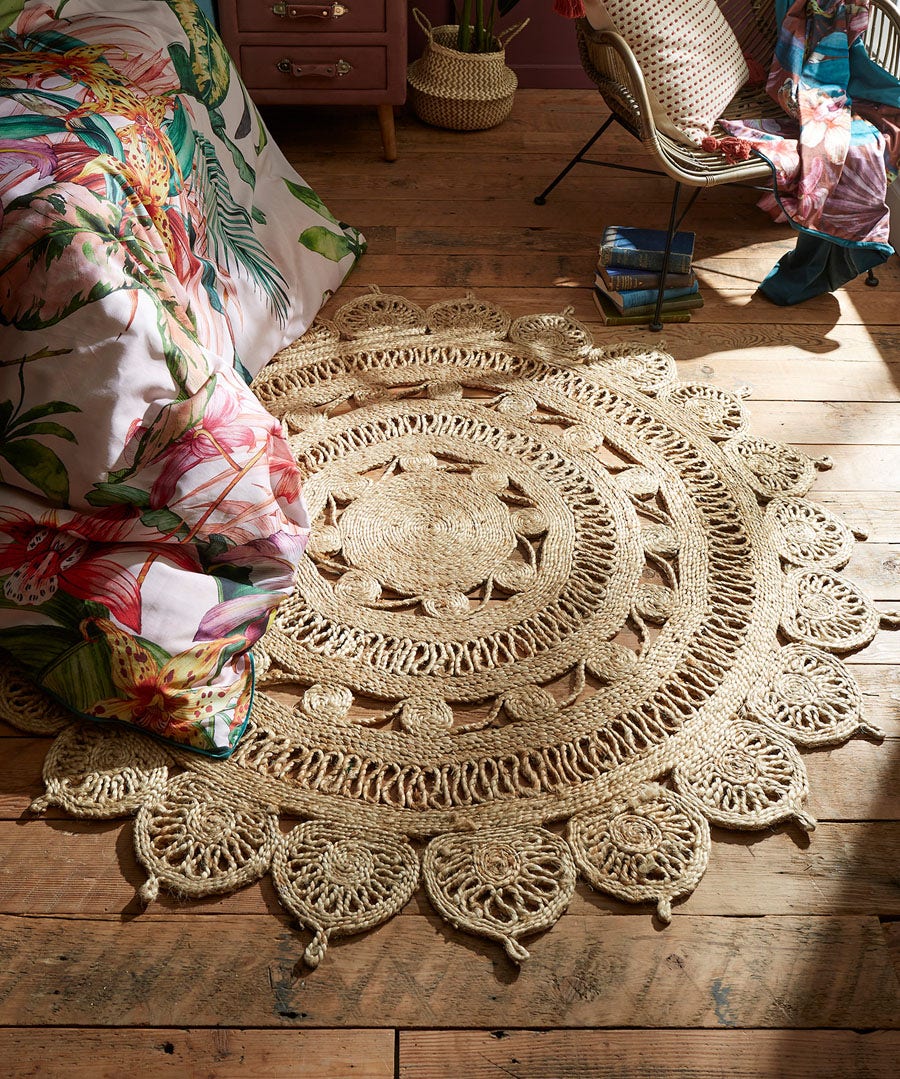 Rugs | Sale Rugs & Doormats | Home | Home Joe Browns Jute Circular Rug Natural