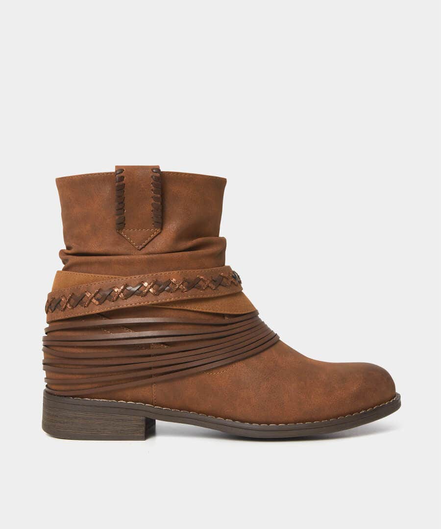 Ankle Boots | Boots & Shoes | Sale Boots & Shoes | Top Picks | Women's | Women's Joe Browns New Mexico Boho Ankle Boots Tan