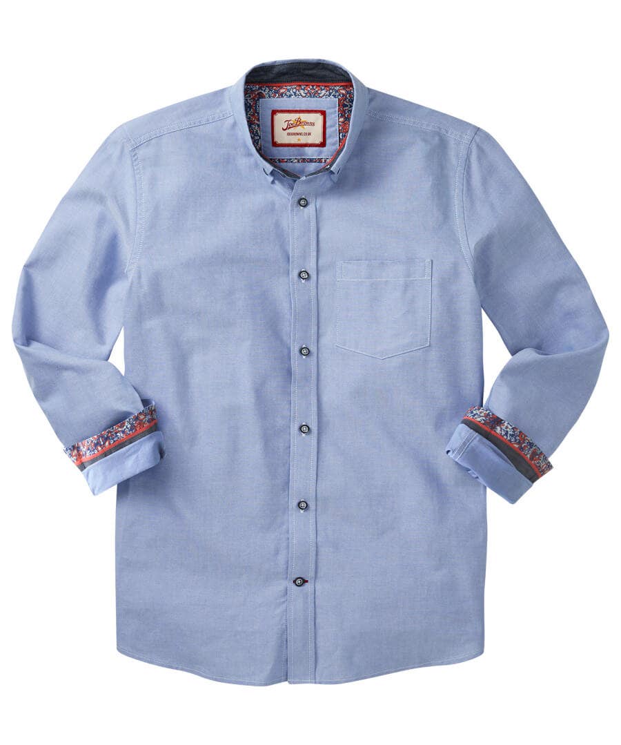 Work Shirts | Shirts | Top Picks | Men，s Joe Browns No Ordinary Oxford Shirt Blue