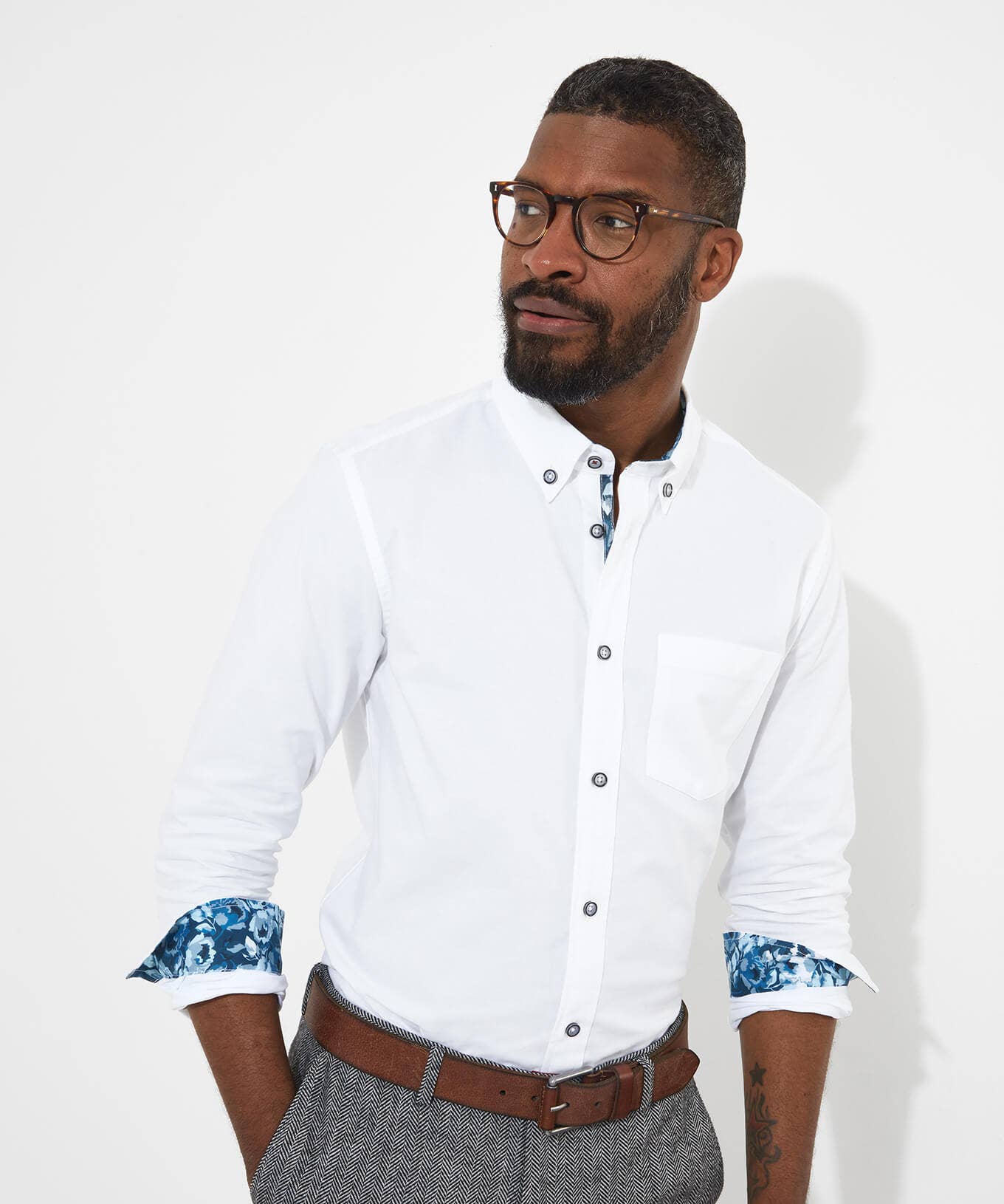 Shop Men's Collection | Work Shirts | Men's Tailoring | Shirts | Top Picks | Top Picks | Top Picks | Men，s Joe Browns Not Just An Oxford Shirt White